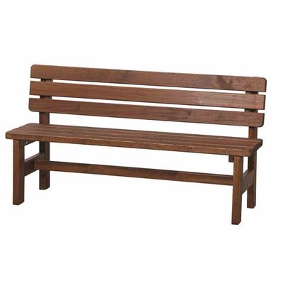 Tessin Bank, 150 cm, braun Kiefernholz
