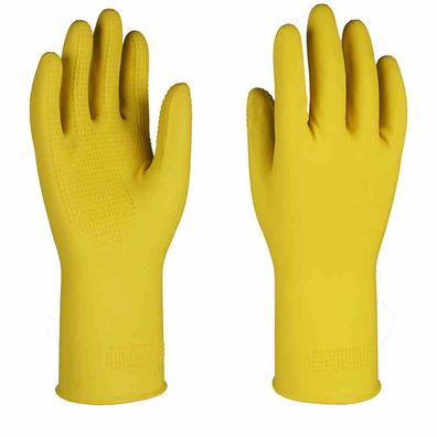 Haushalts-Handschuh "Magno-Grip" XL Latex mit gerautem Profil Gummihandschuh