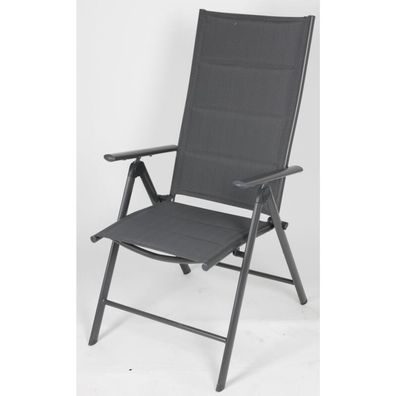 2 Stück Klappstuhl Aluminium Gartensessel Sitzen Camping Liegen Balkon Terrasse