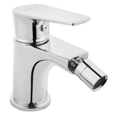 Bidetarmatur Wasserhahn DOKOS Bidetmischer für Badezimmer in Silber
