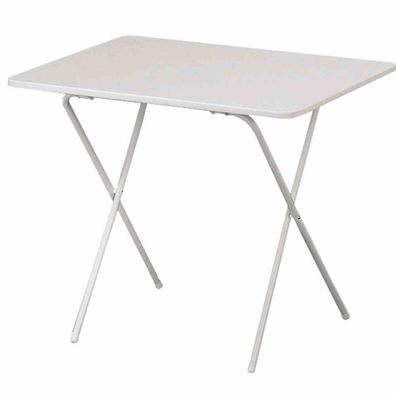 Scherentisch 60x80 cm, weiß mit Scherengestell