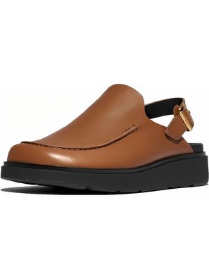FitFlop Damen Clog Gen-FF Leather Back-Strap Moc Mules IY8