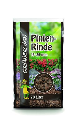 Pinienrinde 70 Liter 16-25 Körnung Rindenmulch