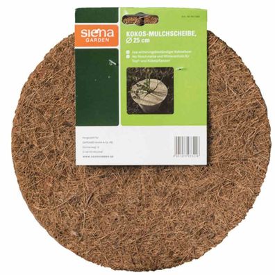 Kokos-Mulchscheibe Durchmesser:25cm