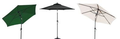 Alu Sonnenschirm 2 Meter Gartenschirm Balkon Schirm Terrasse