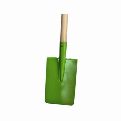 Kinderspaten farblich sortiert 12cm breit, Holzstiel 75cm
