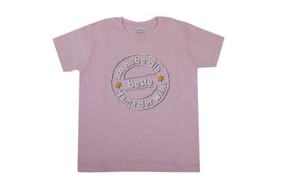 Fun T-Shirt 3,99M 134-140 Ich habe die beste Mama der Welt Mädchen Funshirt