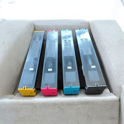 Sharp MX-4070 Tonerset gebraucht • MX-61GTBA, MX-61GTCA, MX-61GTMA, MX-61GTYA