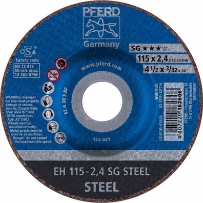 Trennscheibe Ø115mm 2,4mm Stahl Metall Winkelschleifer Schleifscheiben Werkstatt
