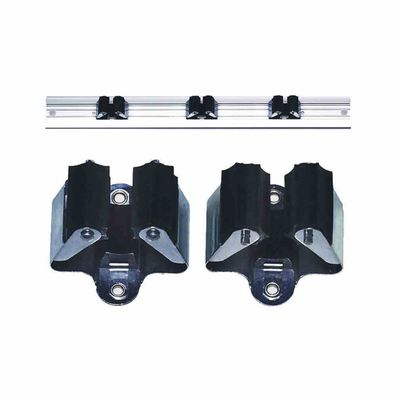 Prax-Gerätehalter 2 Stück für Geräte mit 25 mm Stieldurchmesser geeignet mit schwarze
