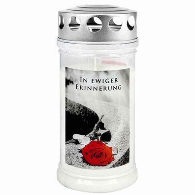 Gedenkkerze "In ewiger Erinnerung" 170 x 75 mm 4 Tage