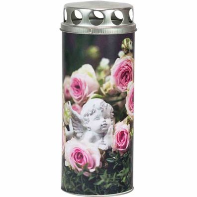 Grablicht Paperlight "Engel Rose" Edel & langlebig, 45 Stunden