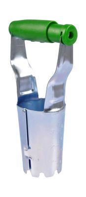 Automatik Blumenzwiebelpflanzer mit Skala verchromt Zwiebelpflanzer Pflanzhilfe