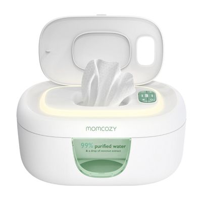 Momcozy Babytücherwärmer mit Nachtlicht Baby Feuchttücherwärmer Tücher-Spender