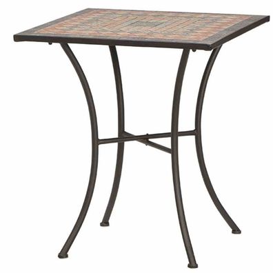 Prato Tisch 64x64x71 cm Gestell Stahl matt-schwarz, Tischplatte Keramik