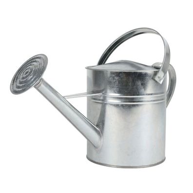 Zink-Gießkanne 5L mit Henkel Blumenkanne Wasserkanne Garten Dekokanne Blechkanne