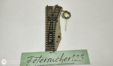 Märklin H0 1 x Elektrische Weiche Rechts M-Gleis 5202/5221/Rechts