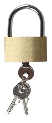 Vorhängeschloss Messing 40mm