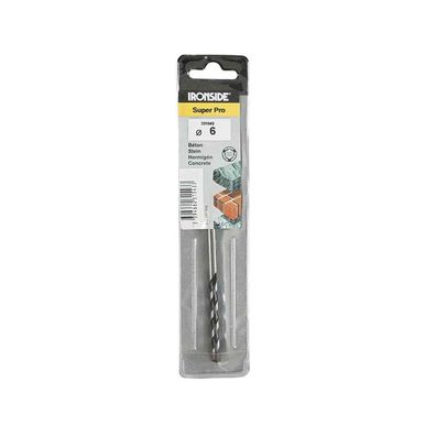 Betonbohrer Super Pro Ø 6,0 mm, Länge 120 mm, Arbeitslänge 80 mm, DIN 8039, geeignet