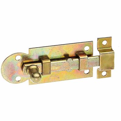Fensterriegel mit Schlaufe 80mm verzinkt, montiert, mit EAN
