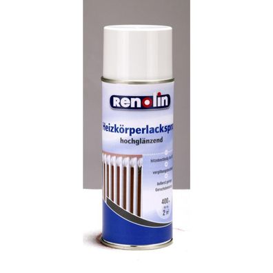 6x 400ml Spraydose Heizkörper-Lack zum Sprühen Heizung hochglänzend weiß