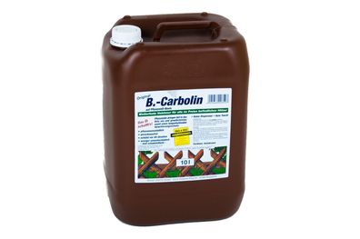 B.-Carbolin Holzlasur 10 Liter Holzschutz Zaunfarbe Holzfarbe Zaunlasur