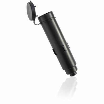 Bodenhülse schwarz 50 mm aus Universal-Kunststoff