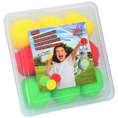 6x Schaumstoffbälle 9er Saugfähig Softball Wasser Garten Pool Spielzeug Kinder