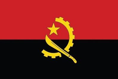 Angola Flagge Aufkleber Sticker Fahne selbstklebend 5-60cm breit ES-FL-ANG