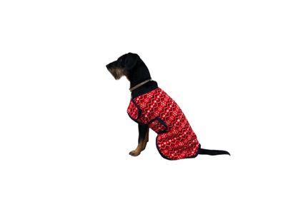 Horse Guard Weihnachten Hundedecke Hundemantel Weihnachtsoutfit rot Hund Pullie
