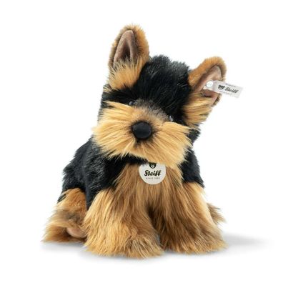 Steiff 076923 Herkules Yorkshire Terrier 24cm braun schwarz Hund