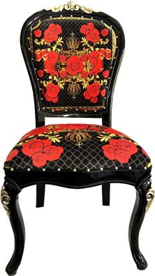 Pompöös by Casa Padrino Luxus Barock Esszimmer Stuhl Roses - Pompööser Barock Stuhl d