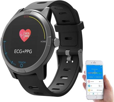 NEU Blutdruck Fitnessuhr Push Nachrichten für Sport Herzfrequenz Abnehmen Laufen