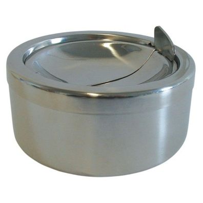 Aschenbecher mit Klappverschluß