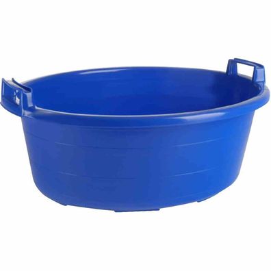 Wanne oval 55 cm/27 l blau hochstehende Griffe
