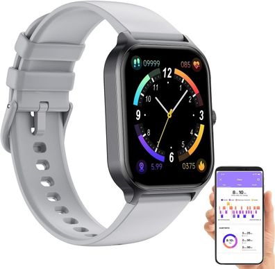 NEU Fitness Smartwatch für Sport Herzfrequenz Sättigung Abnehmen Laufen Musik