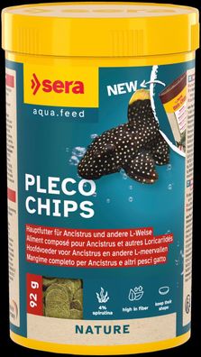 Sera Pleco Chips 250ml - Hauptfutter für Ancistrus + L-Welse Welsfutter Welse