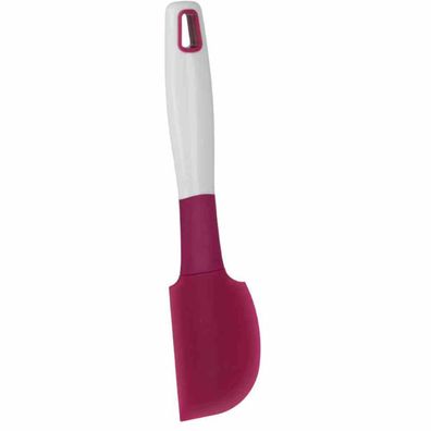Silikon-Teigschaber 26 cm weiß/rot
