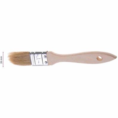 Backpinsel "Natur Pur" 25 mm Naturborste, Griff aus Holz