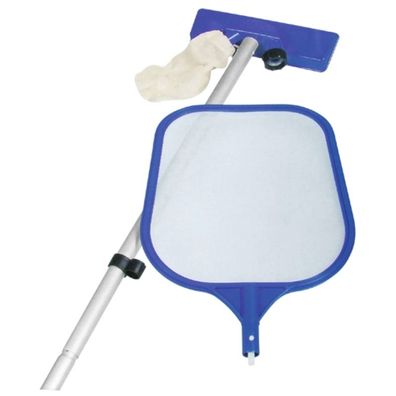 Poolreinigungsset Poolreiniger Kescher Bodenreiniger Vakuumsauger Reinigungsset