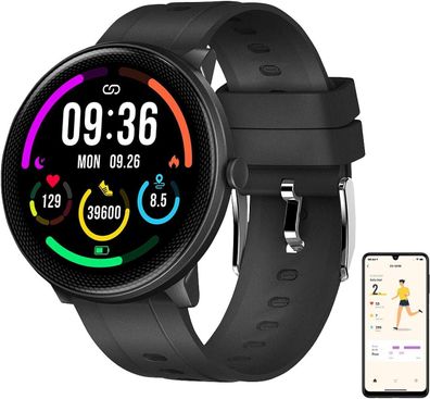 NEU Sportuhr Smartwatch für Abnehmen Kalorienrechner Laufen Schrittzähler BMI