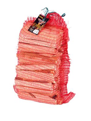 Anfeuerholz im Sack getrocknet Anzündholz Mischholz Nadelholz Brennholz