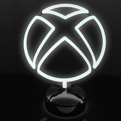 Tischleuchte Xbox Logo neon weiß 22,8 cm