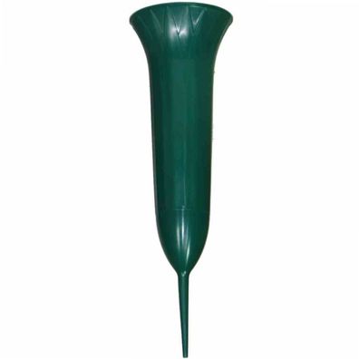 H.G. 50-21-03 Grabvase 21 cm, 0,3 L, Durchmesser 90 mm, anthrazit
