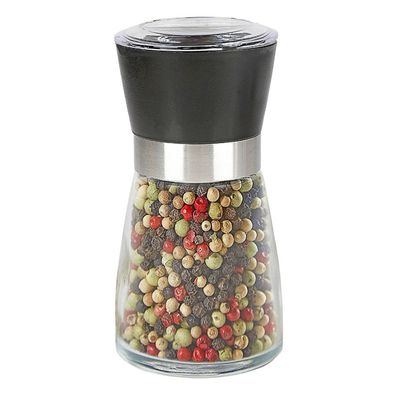 Gewürzmühle aus Glas Pfeffermühle Salzmühle Gewürzbehälter Salz-/Pfefferstreuer