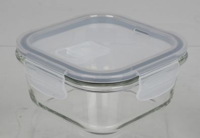 12x Glas-Frischhaltedose Boxen mit Deckel Gefäße 520ml mit Dampfventil Küche