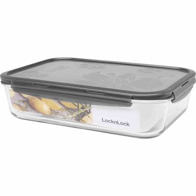 Box "Boroseal" 3,6 l eckig 34,5 x 23,6 x 8,8 cm, transparent