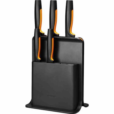 Messerblock mit 5 Messern schwarz "Functional Form"
