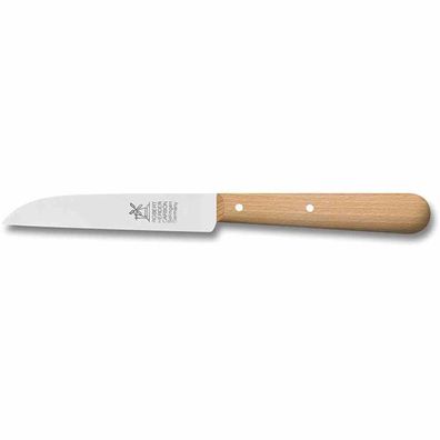Gemüsemesser 85 mm Buche Griff Buchenholz, gerade Klinge