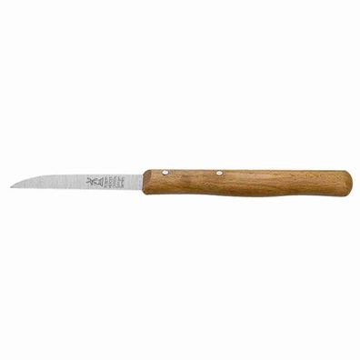 Gemüsemesser 65 mm Buche Griff Buchenholz, geriffelte Klinge